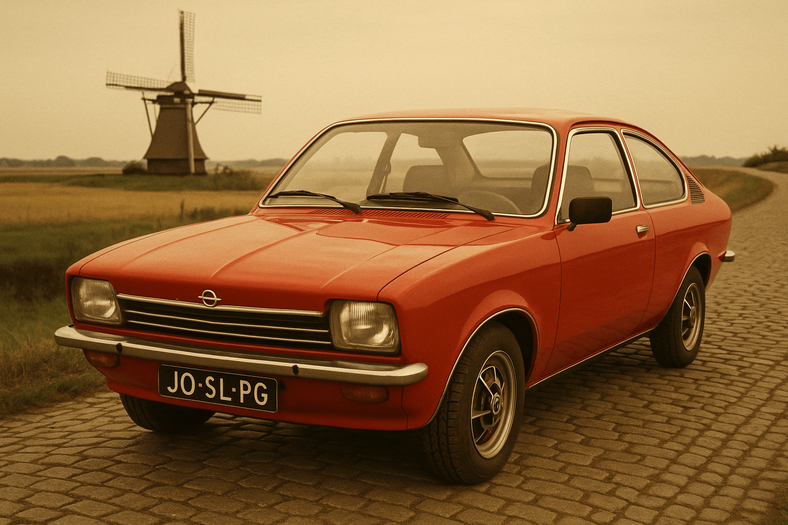 Opel Kadett 1.6S type C op LPG
